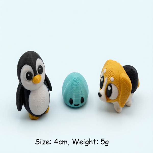 3D Printed Toys Animals-I