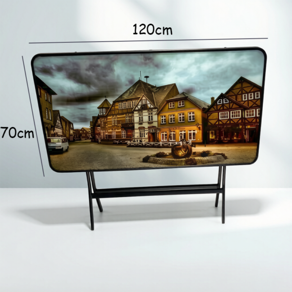 Folding Glass Table-II