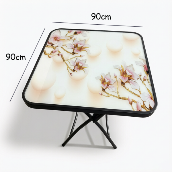 Folding Glass Table-III