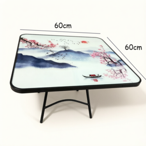 Folding Glass Table-III