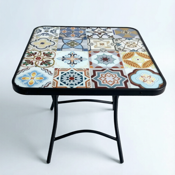 P1 Folding Glass Table-I